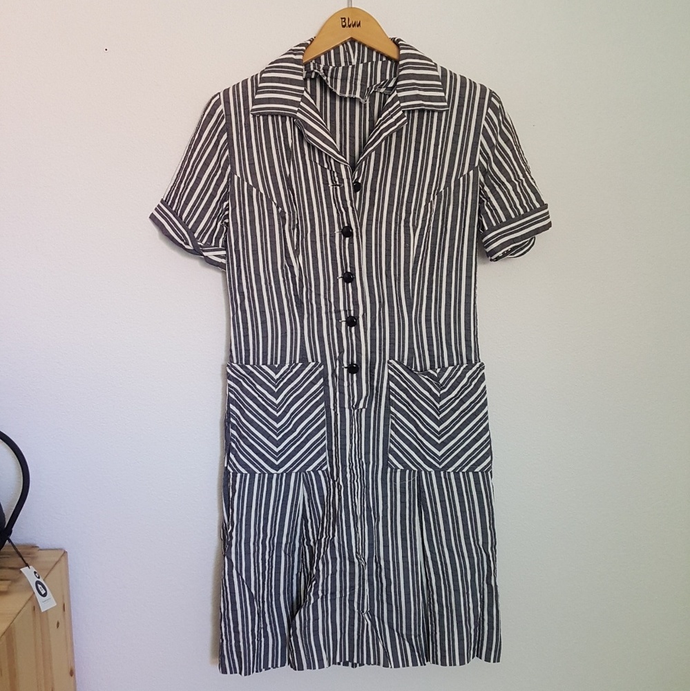 Vintage Striped Dress